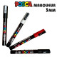 POSCA-Farbmarker – feine Spitze 1,2 mm in 4 Farben