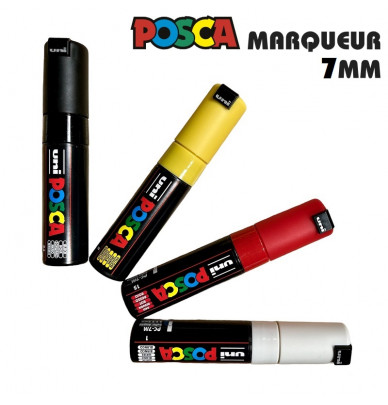 POSCA Farbmarker – 5 mm breite Filzspitze in 4 Farben