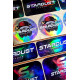 Stardust stickers – StardustColors-Aufkleber-Goodies