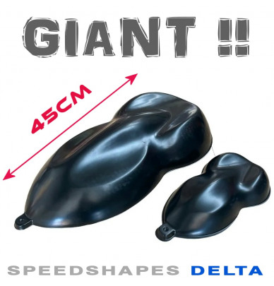 spedshape DELTA , ein Kunststoffmodell , das schwarz oder weiß lackiert werden soll