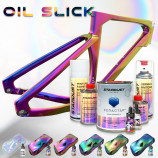 Kompletter Satz Fahrradlackierung Oil Slick-Effekt